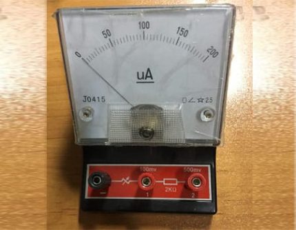 آمپرمتر - میلی آمپرمتر - میکرو آمپرمتر DC رومیزی