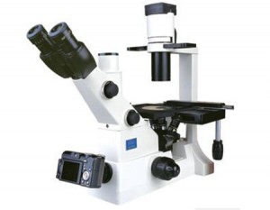میکروسکوپ اینورت بیولوژی سه چشمی